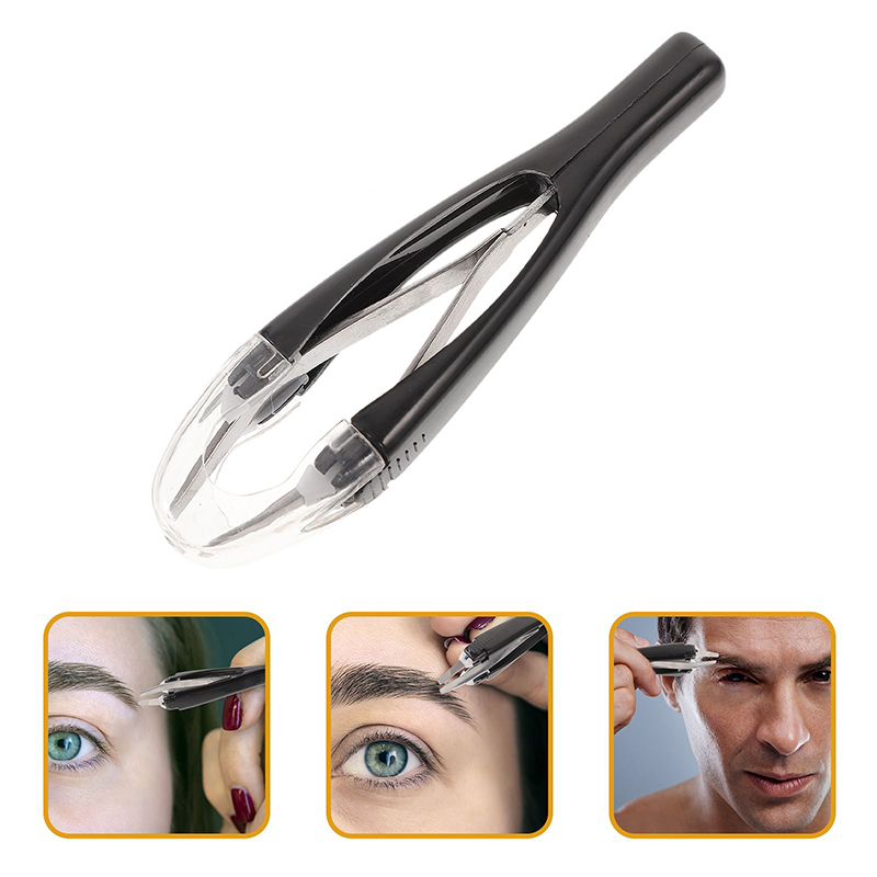 Beauty Hair Makeup - Eyebrow Tweezer Automatic Retratable Face Hair