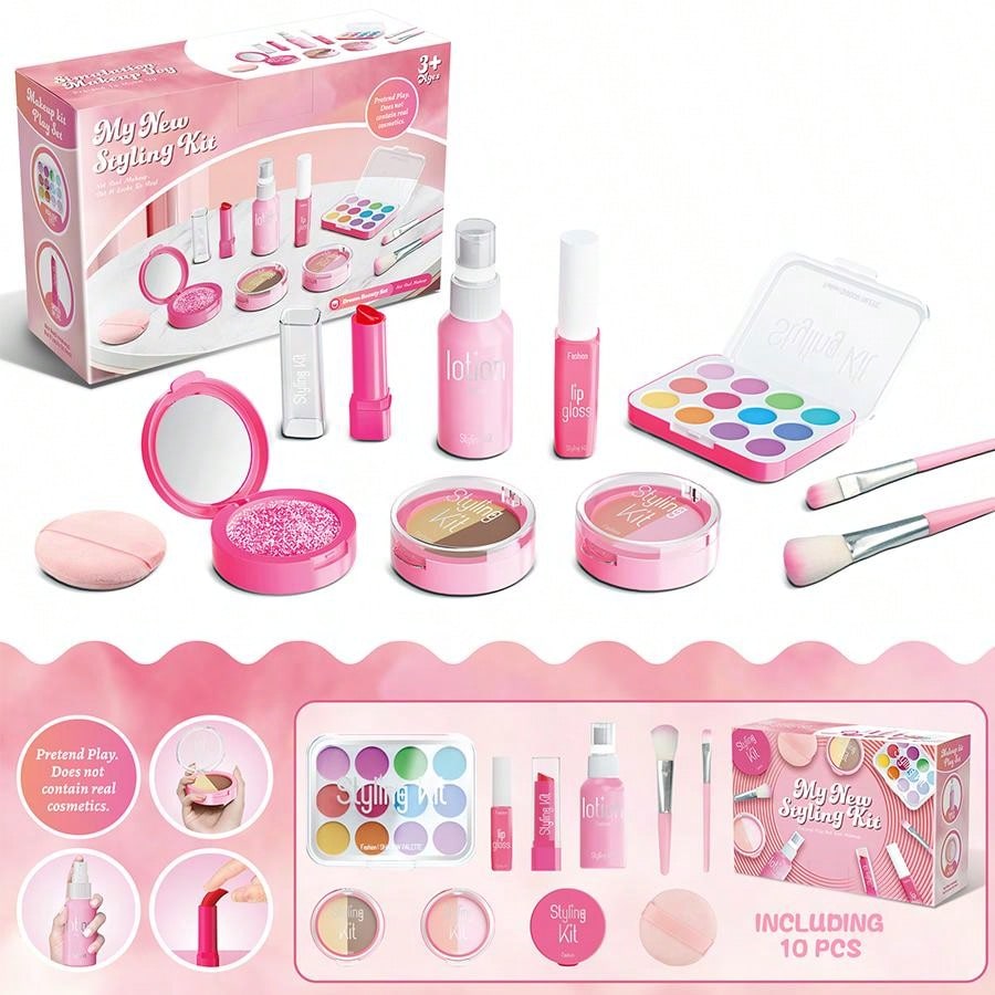 Kids Pretend Makeup Play Set f - Beauty Makeup Set For Kids recension och pris