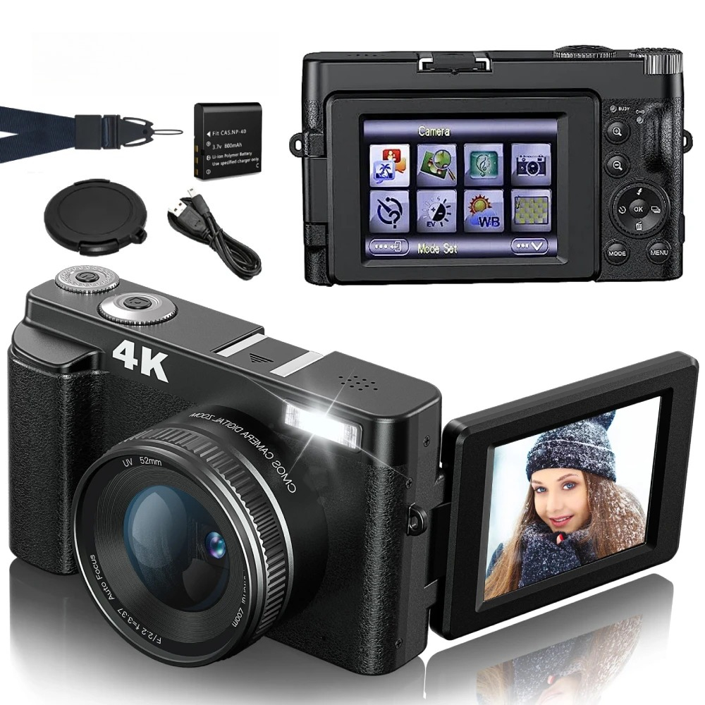 4K 48MP Compact Vlogging Camer - Beauty Makeup News recension och pris