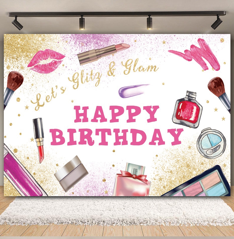 Spa Party Backdrop for Photogr - Photo Beauty Makeup recension och pris