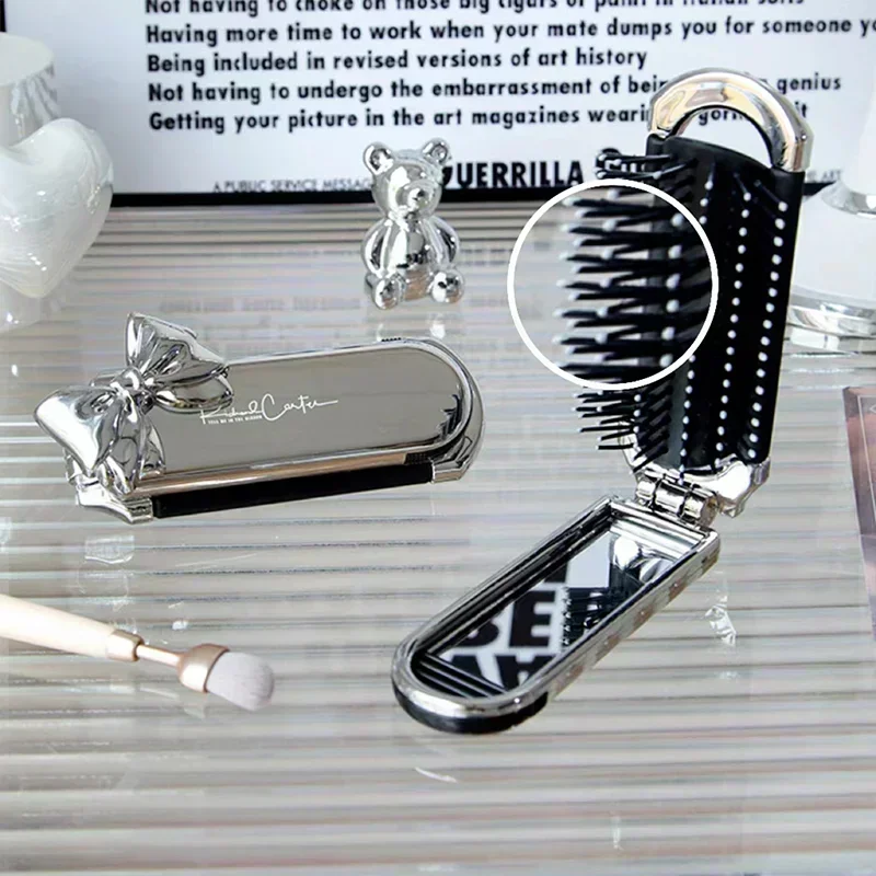 New Sliver Bow Folding Combs w - Beauty Makeup News recension och pris