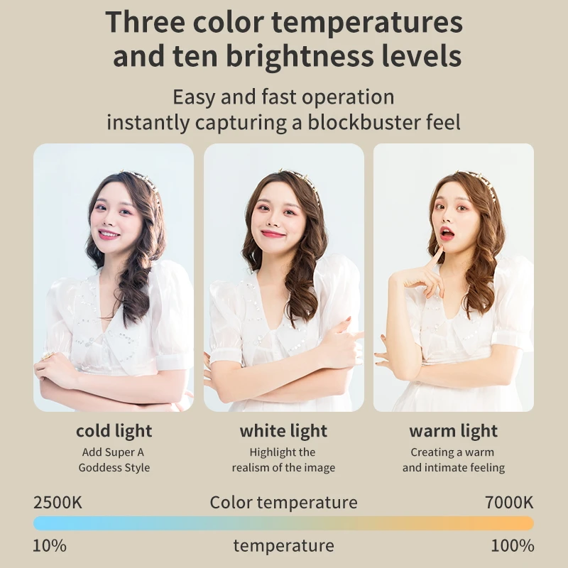 Phone Selfie Light 2700K-6500K - Photo Beauty Makeup recension och pris