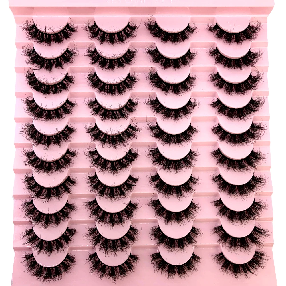 New 20 Pairs Natural Thick Fal - Beauty Full Makeup recension och pris