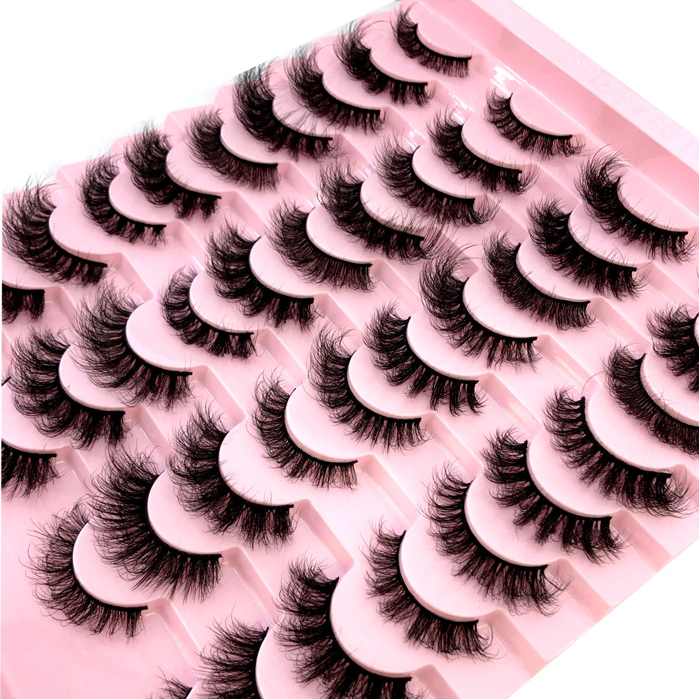 New 20 Pairs Natural Thick Fal - Beauty Full Makeup recension och pris