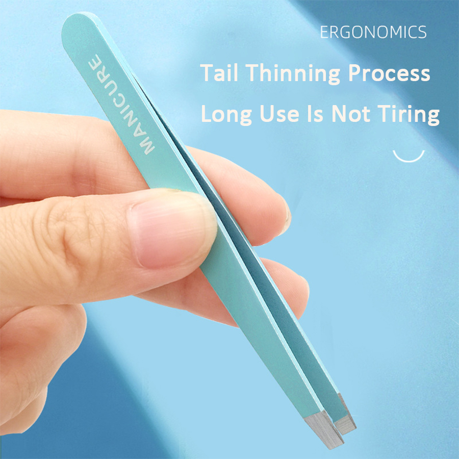 4 Pcs Colorful Eyebrow Tweezer - Beauty Hair Makeup recension och pris