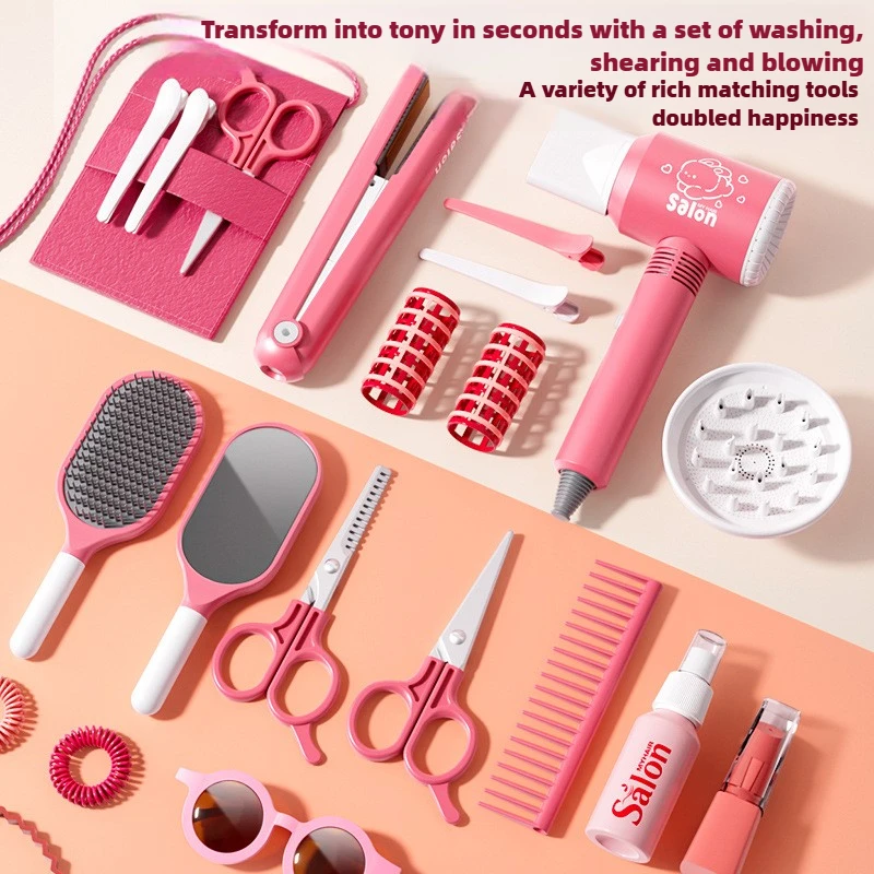 Girls Beauty Salon Set Kids Ha - Beauty Makeup For Girl recension och pris