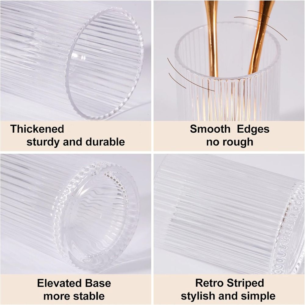 New Vintage Striped Make Up Cu - Beauty Makeup News recension och pris