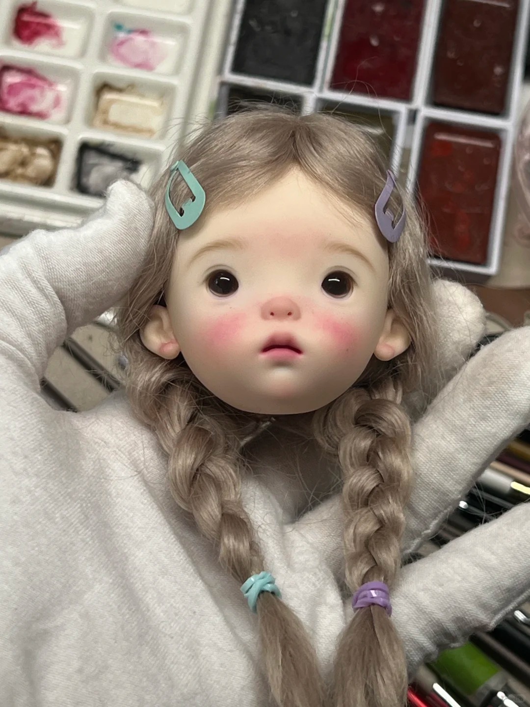 SD BJD Doll 1/6 Landoudou Head - Beauty Makeup For Girl recension och pris