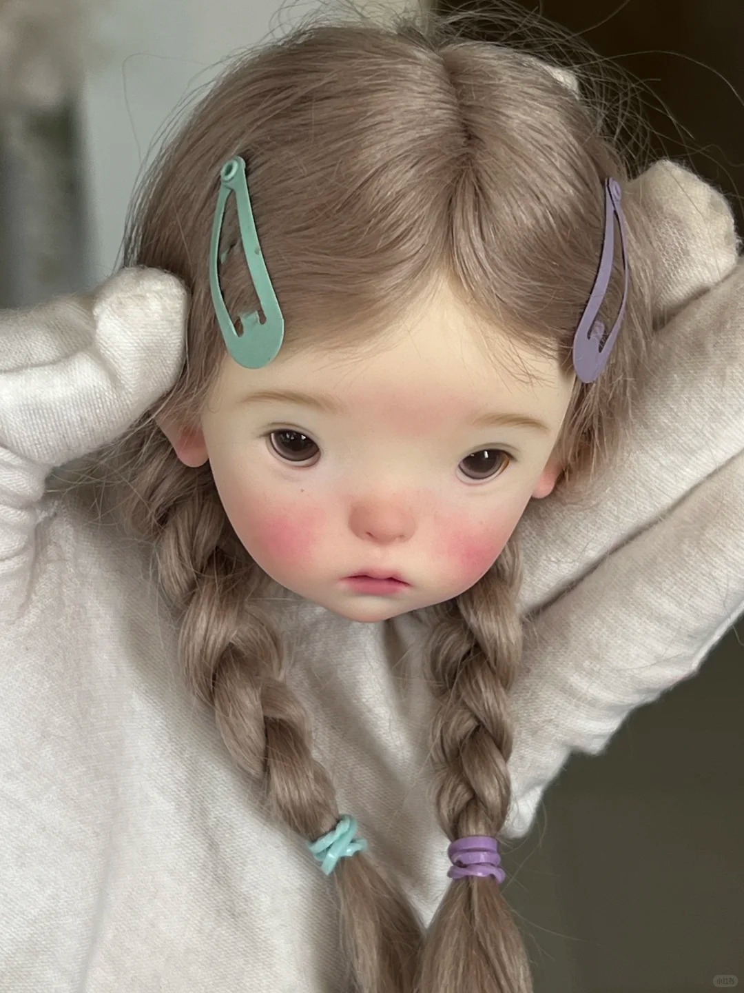 SD BJD Doll 1/6 Landoudou Head - Beauty Makeup For Girl recension och pris