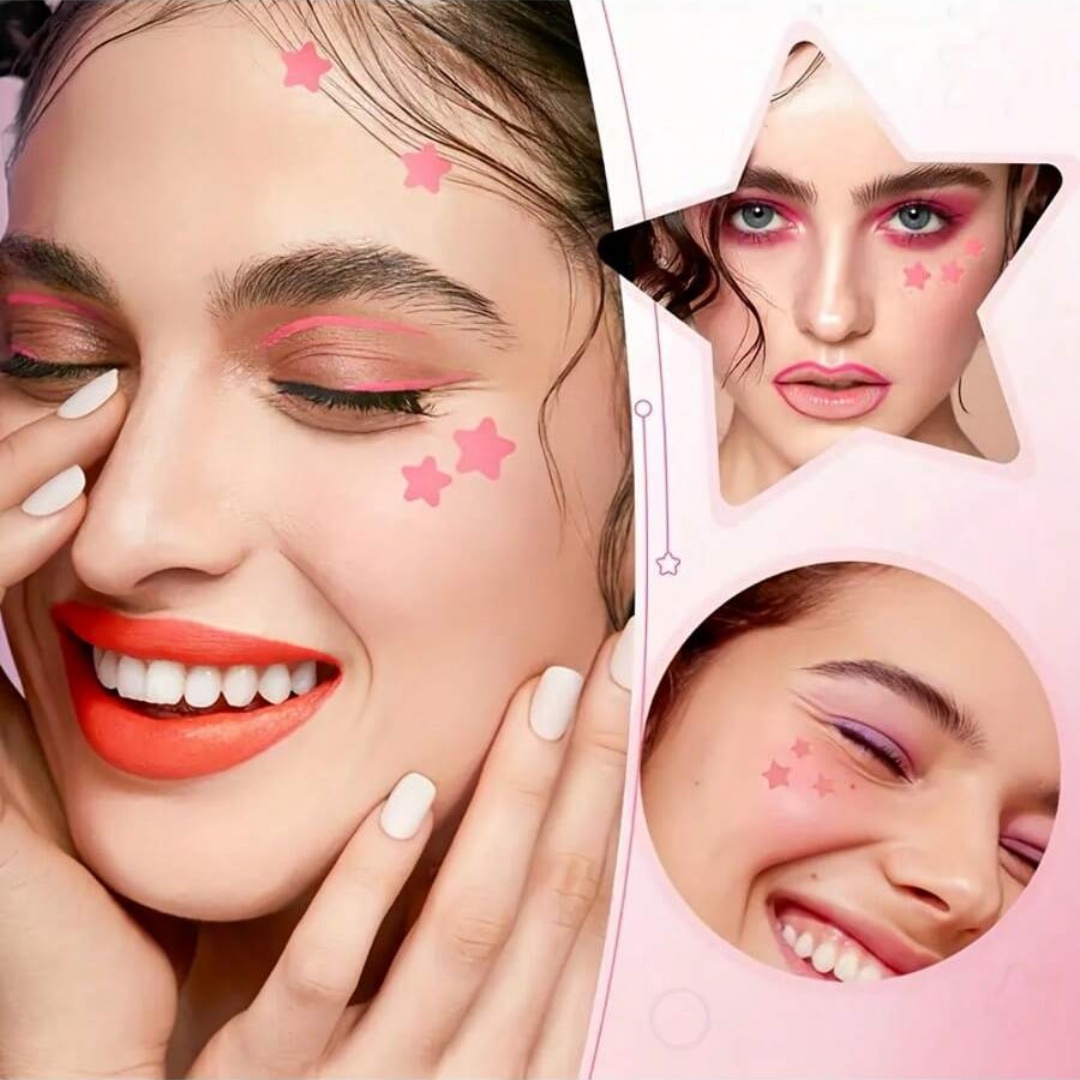 280pieces of multi-color star  - Pressed Powder Foundation recension och pris
