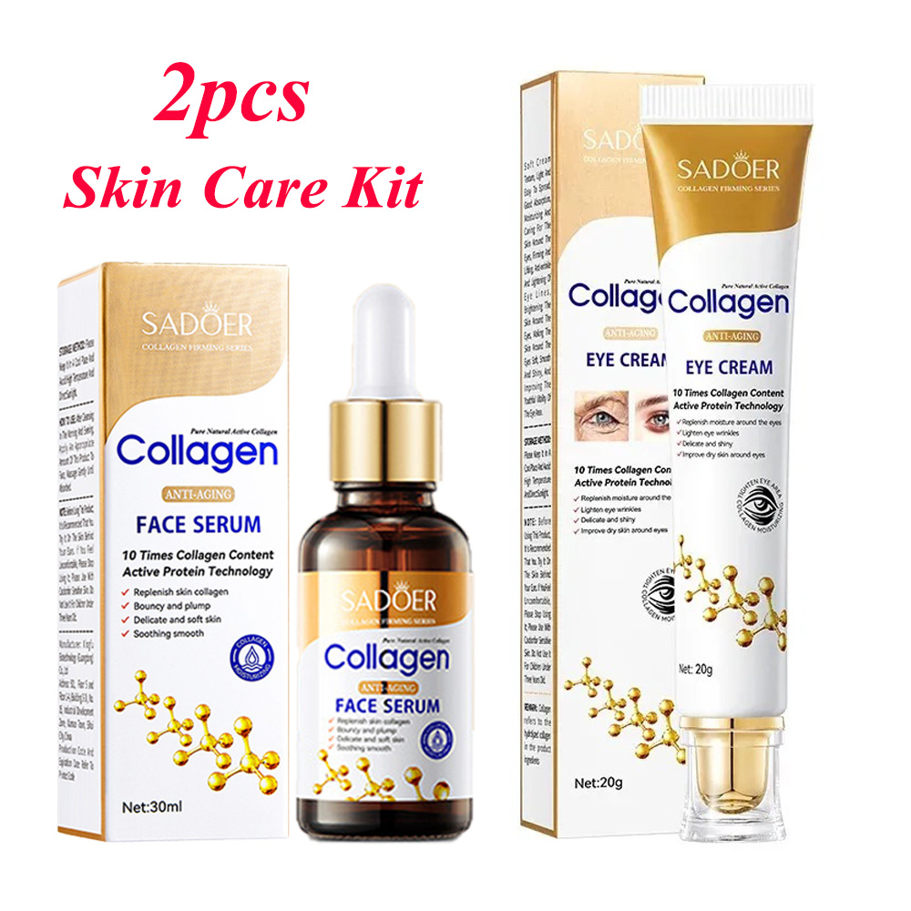 SADOER Collagen Skin Care Sets - Anti-Aging Face Cream recension och pris