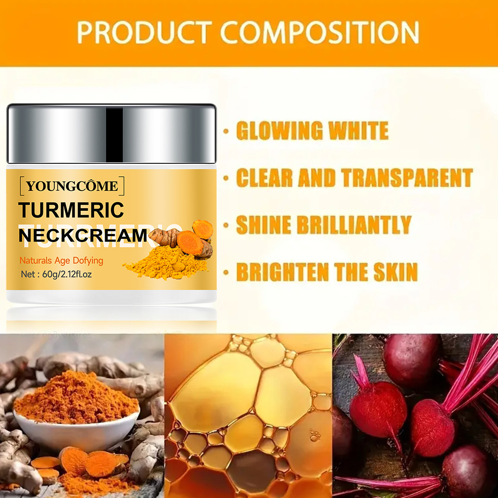 Turmeric neck cream moisturizi - Anti-Aging Face Cream recension och pris