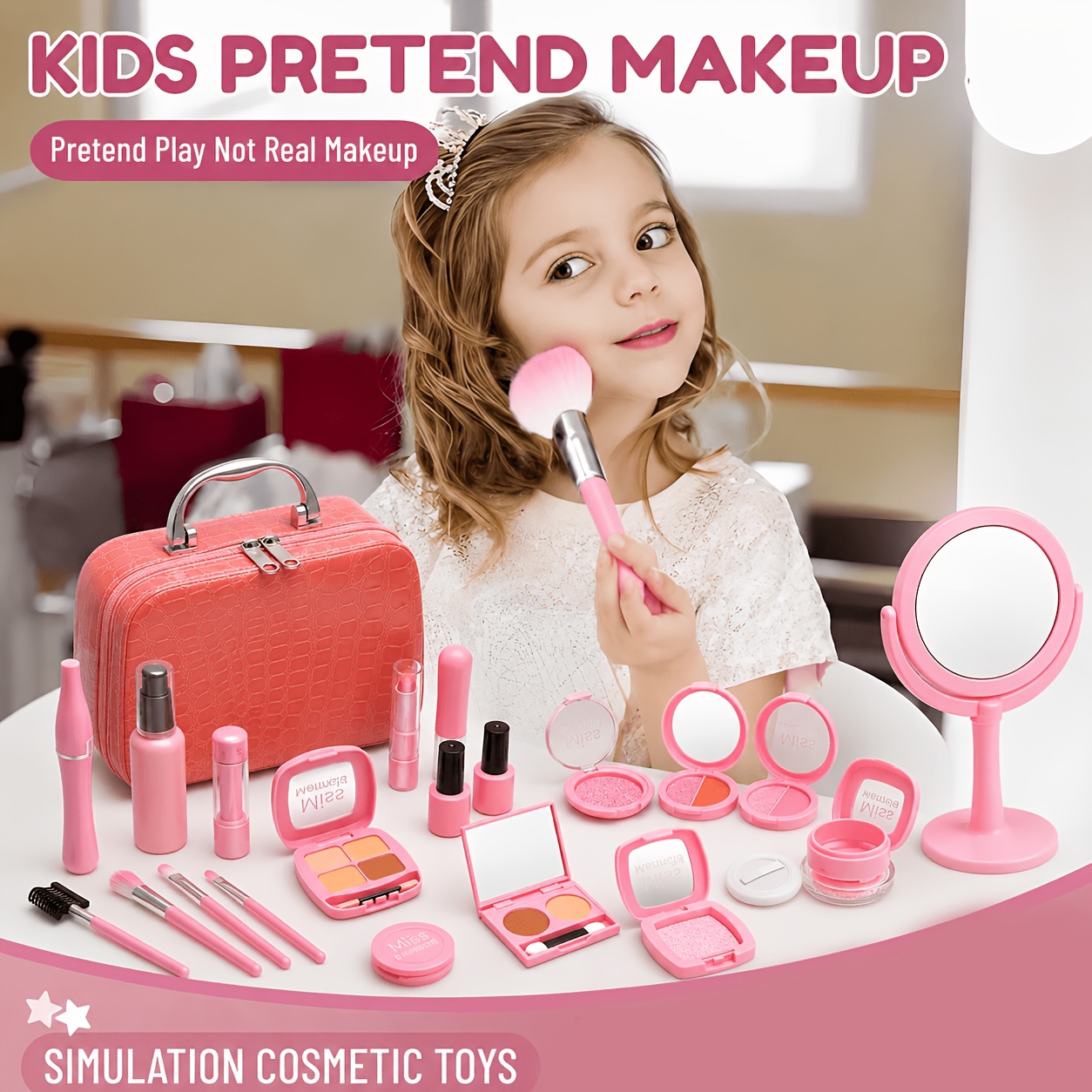 22PCS Kids Pretend Makeup Set, - Beauty Makeup Set For Kids recension och pris