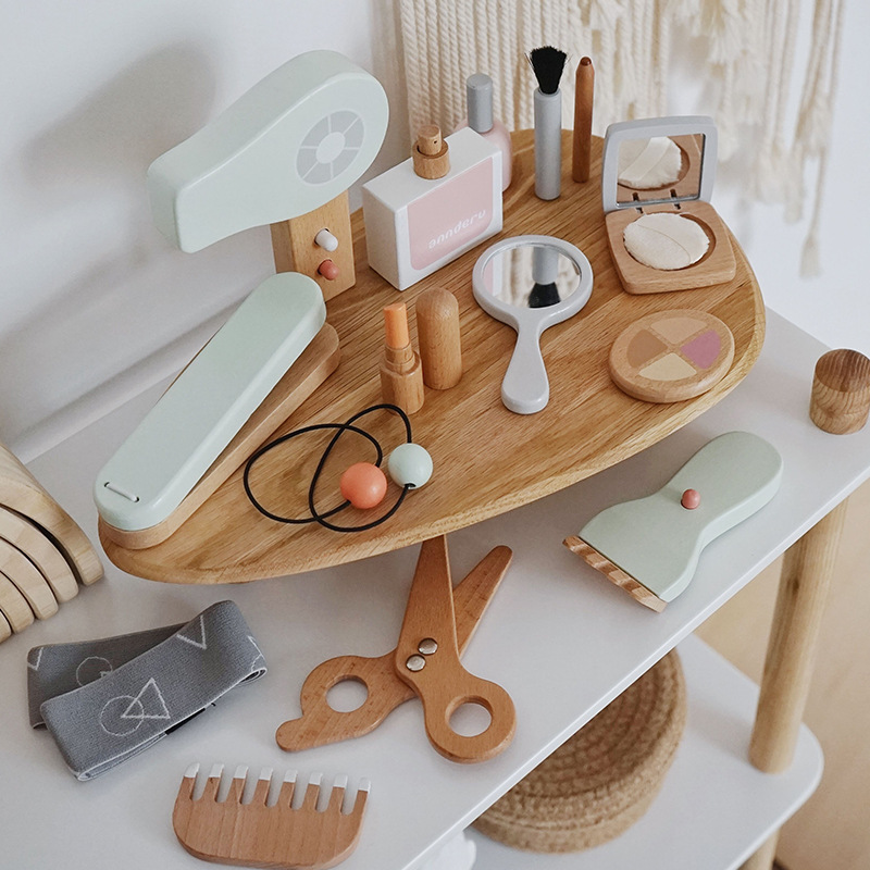 New Children Wooden Simulation - Beauty Makeup Set For Kids recension och pris
