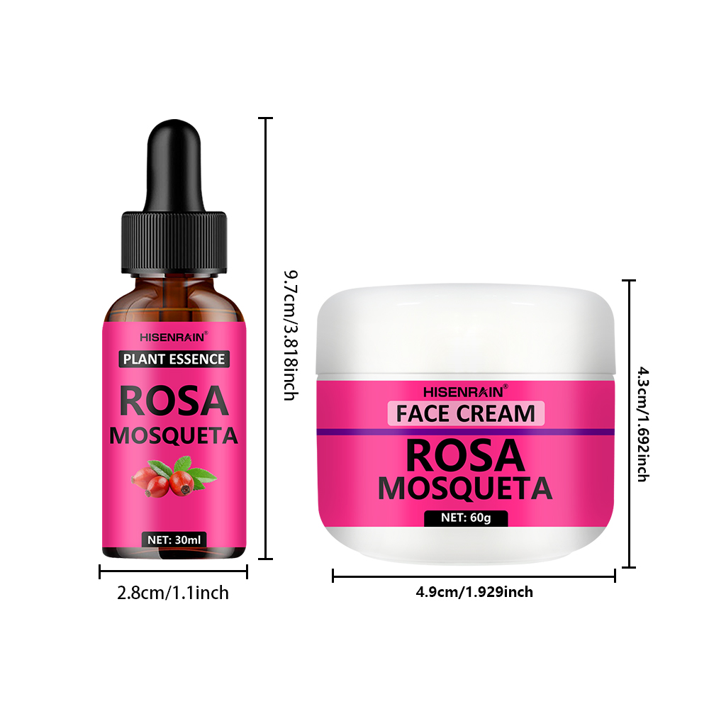 HISENRAIN Rosehip Skincare Set - Anti-Aging Face Cream recension och pris