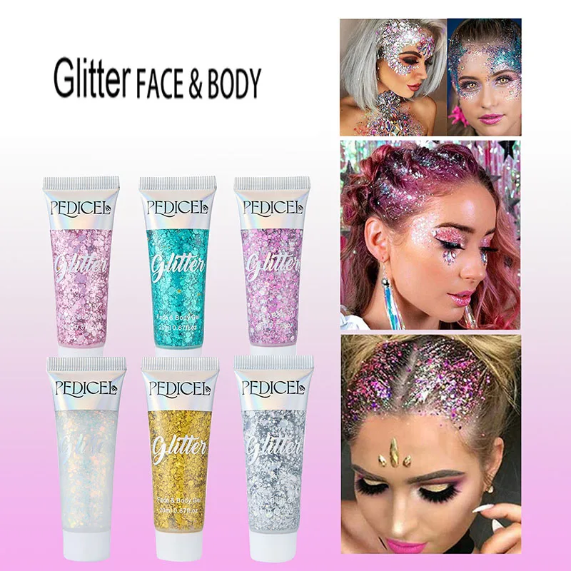 Face Glitter Gel Cream Jewels  - Body Shimmer Lotion recension och pris