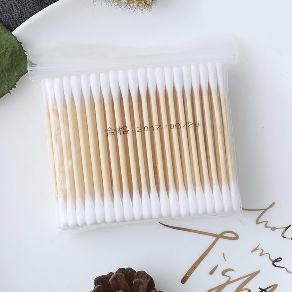10/100pcs Disposable Cotton Sw - Beauty In Makeup recension och pris