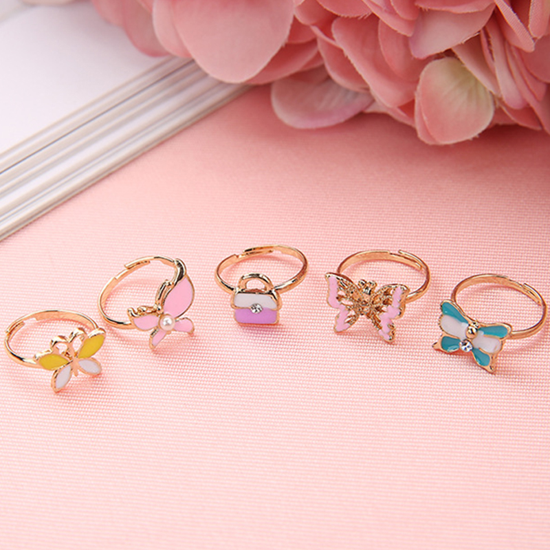 10/20 pcs Children Cute Ring A - Beauty Makeup For Girl recension och pris