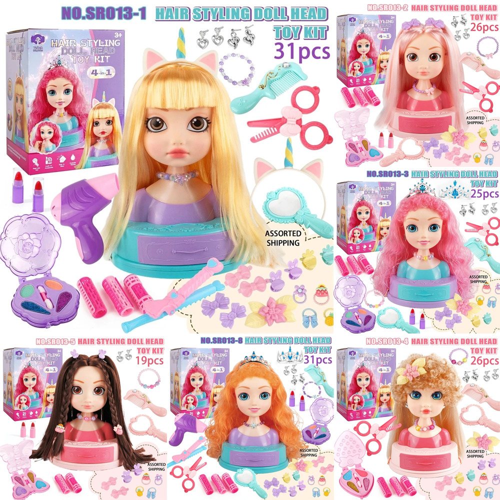 Hair Styling Doll Head Makeup  - Beauty Makeup For Girl recension och pris