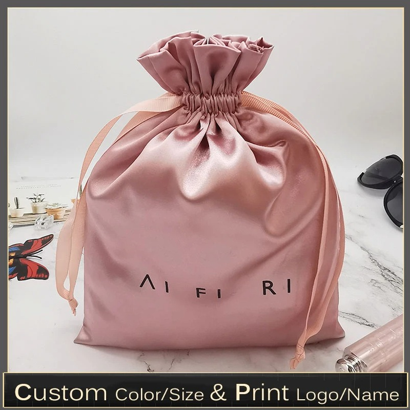 Custom Logo Satin Drawstring B - Beauty Makeup News recension och pris