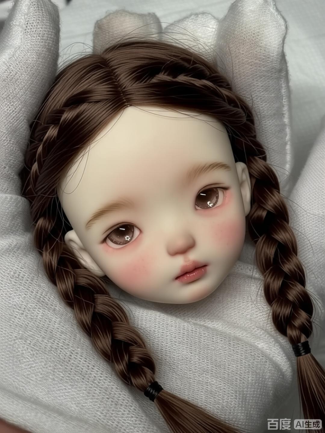 1/6 Scale SD BJD Doll Head - j - Beauty Makeup For Girl recension och pris