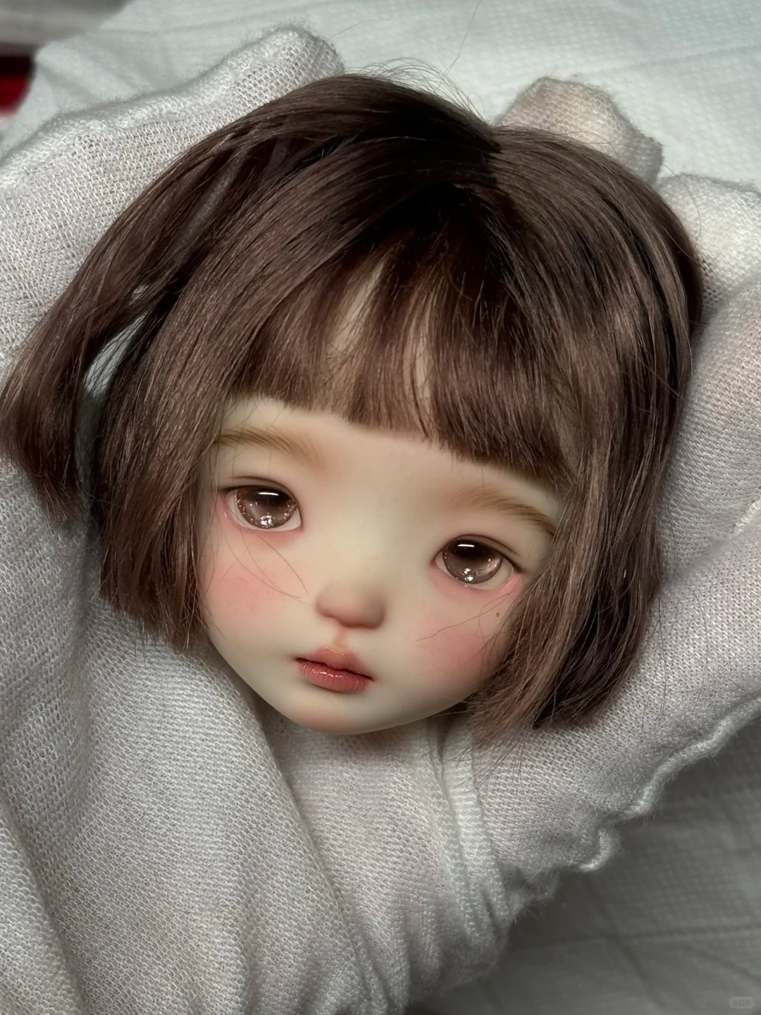 1/6 Scale SD BJD Doll Head - j - Beauty Makeup For Girl recension och pris